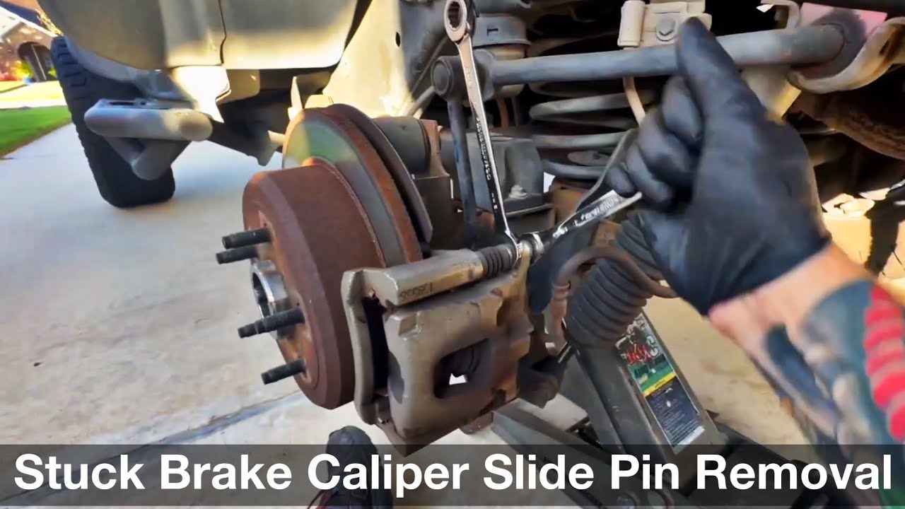 How To Remove Stuck Brake Caliper Bolts