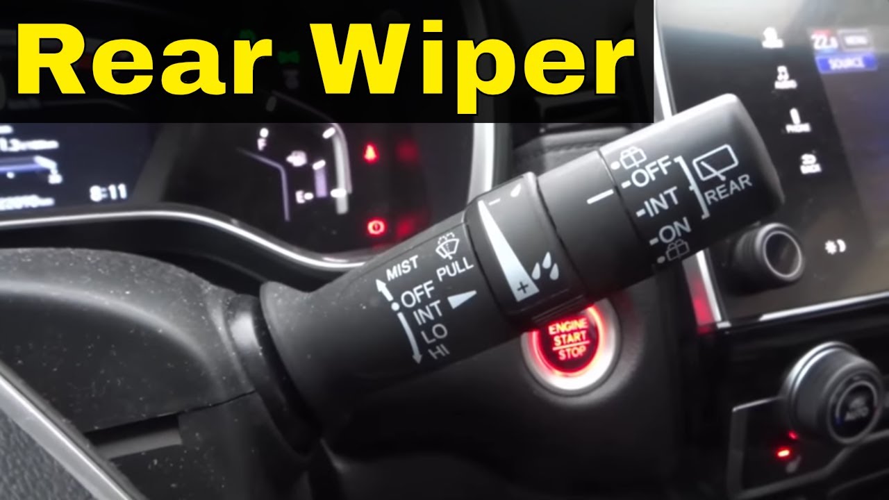 How To Use Rear Windshield Wiper