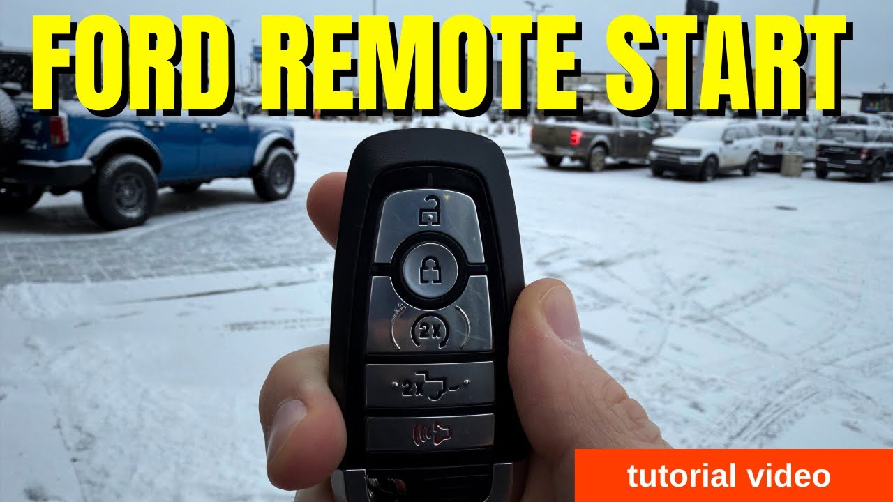How To Use A Remote Starter Switch How to Use Remote Start on Your Ford: Step-by-Step Guide! - YouTube