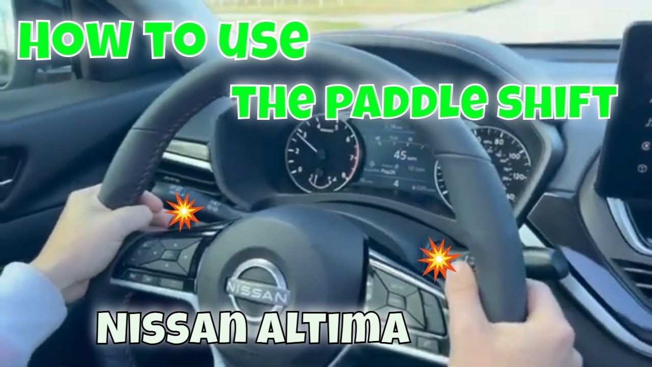 How To Tune Up A 2013 Nissan Altima How to use the Paddle Shift on Nissan Altima - YouTube