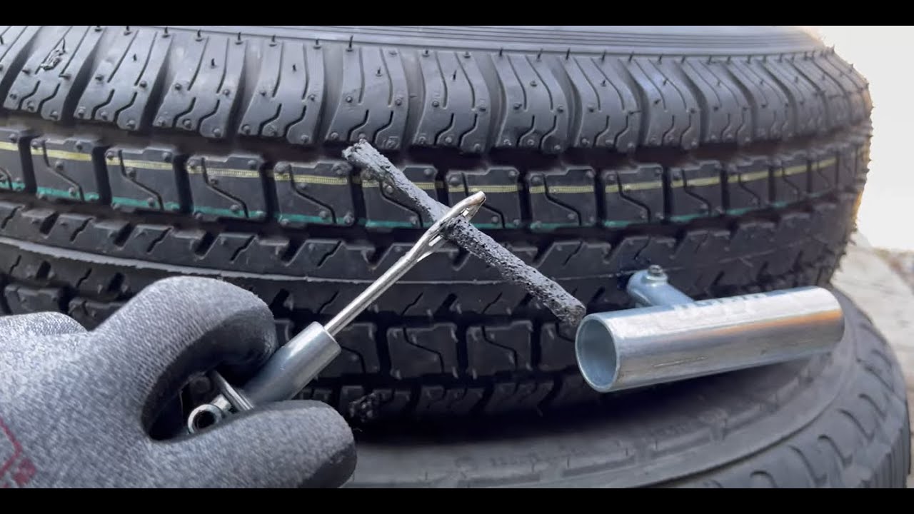 How To Use A Tire Plug How-To Use Tire Repair Kit | TRX-50 Tire Plug Kit Tutorial - YouTube