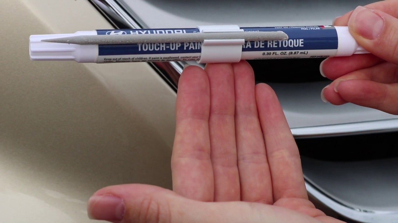 How To Use A Touch Up Paint Pen How To Use Touch Up Paint on a Car - YouTube