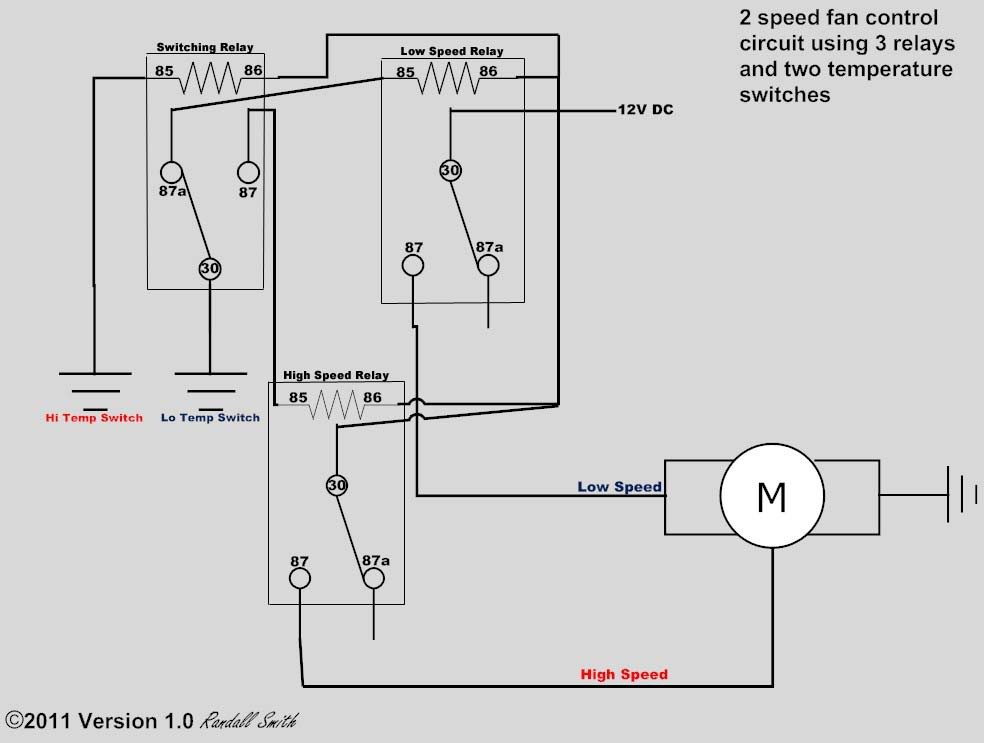 Wiring Diagram For 2 Speed Fan Motor