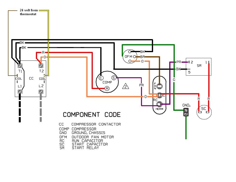 Wiring Diagram For Condenser Fan Motor