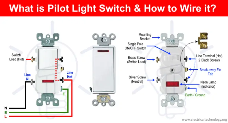 Switch With Pilot Light Wiring Diagram