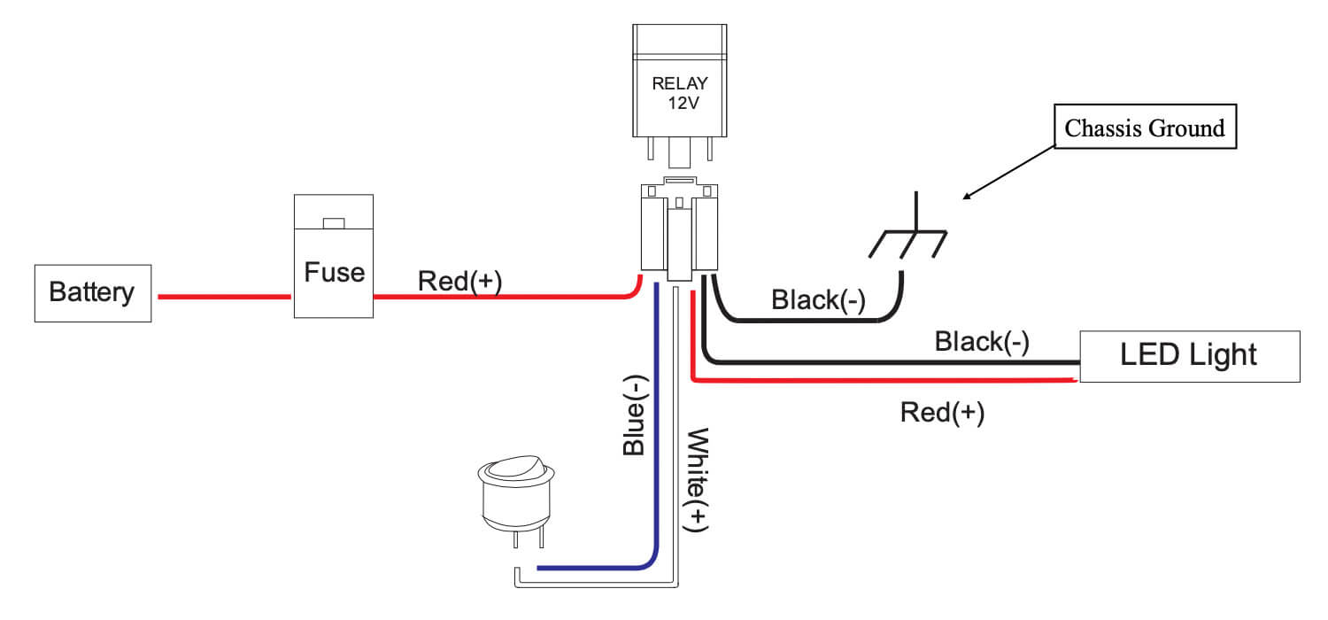 How To Wire A Light Bar To High Beams How To Wire Led Light Bar High Beam And Switch - The Best Picture Of Beam
