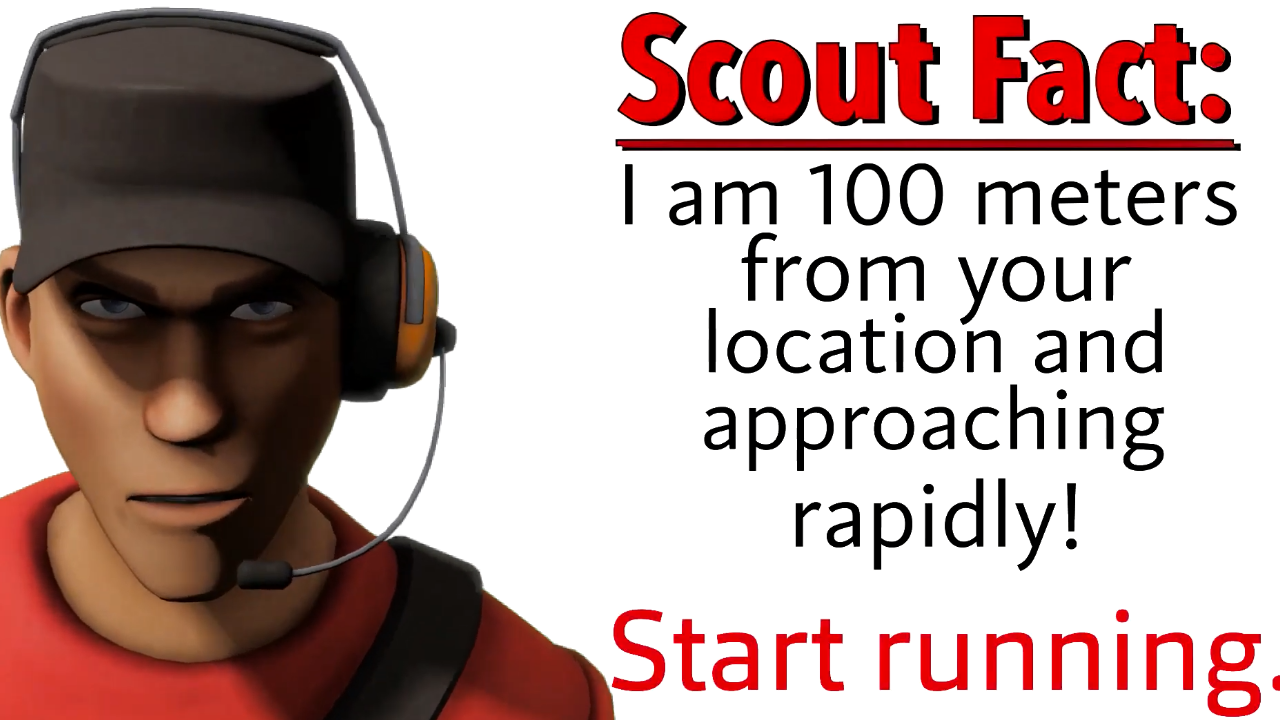 I Am 100 Meters From Your Location And Approaching Rapidly
