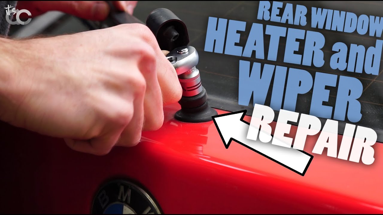 How To Fix Car Rear Window Heater I used a license plate to fix my car | Rear Window Heater and Wiper