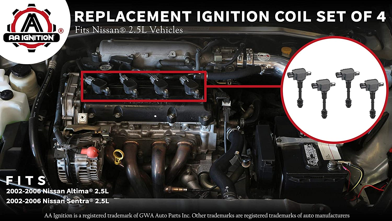 2006 Nissan Altima Coil Pack