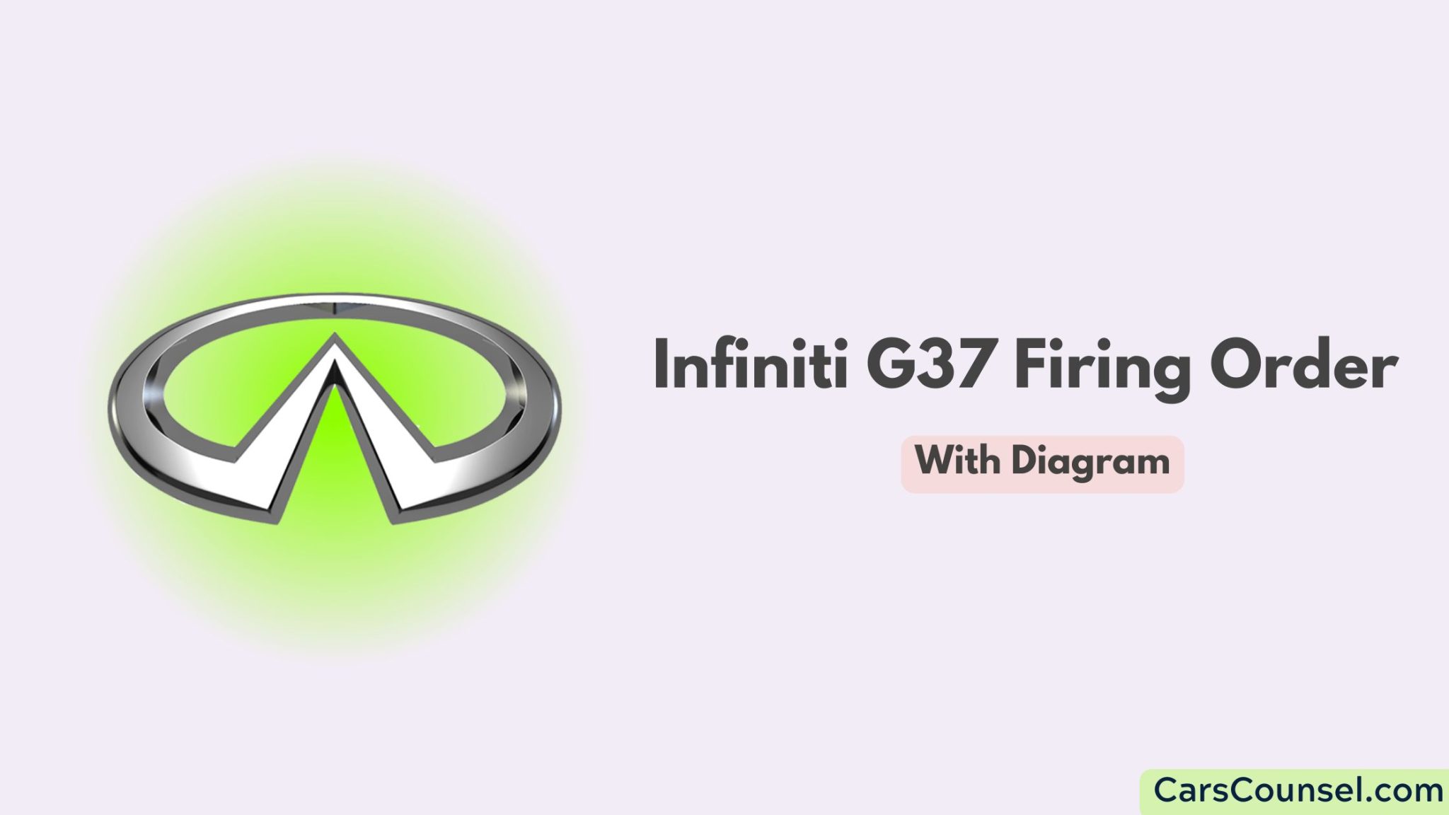 2012 Infiniti G37 Firing Order