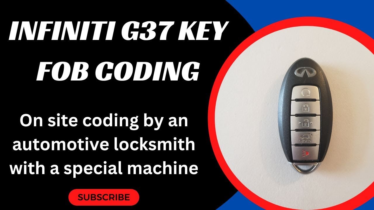 How To Program Infiniti Key Fob Push Start Infiniti G37 Key Fob Coding - How to Program an Infiniti G37 Key Fob