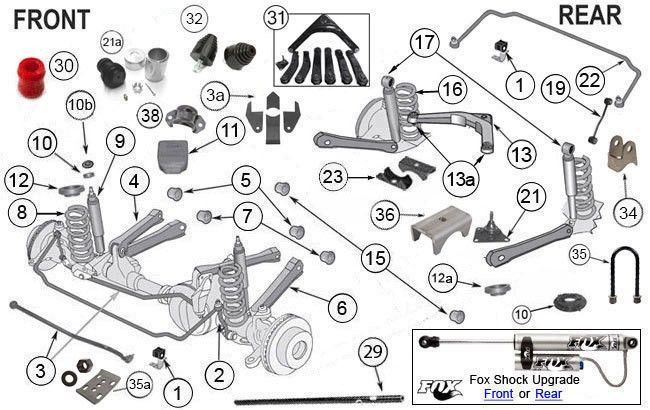 2015 Jeep Grand Cherokee Front Suspension Diagram