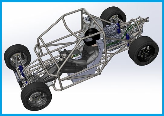 Design And Fabrication Of A Full Tubular Space Frame Chassis For A 240sx
