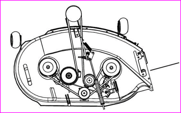 John Deere 48'' Mower Deck Belt Diagram