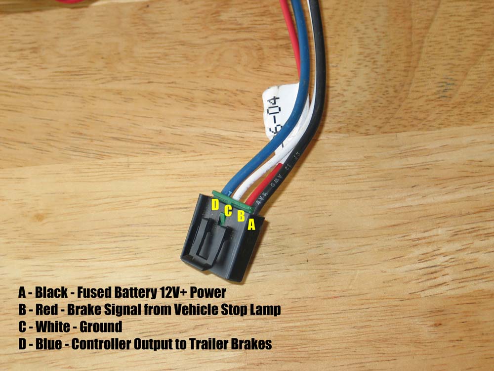 Wiring Harness For Trailer Brake Controller