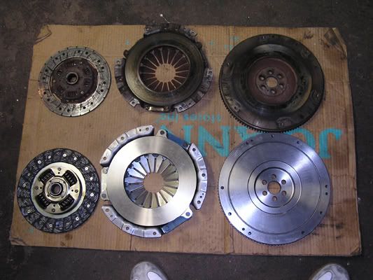 Configuration Of The 'white Bunny' Clutch Setup For Nissan 240sx