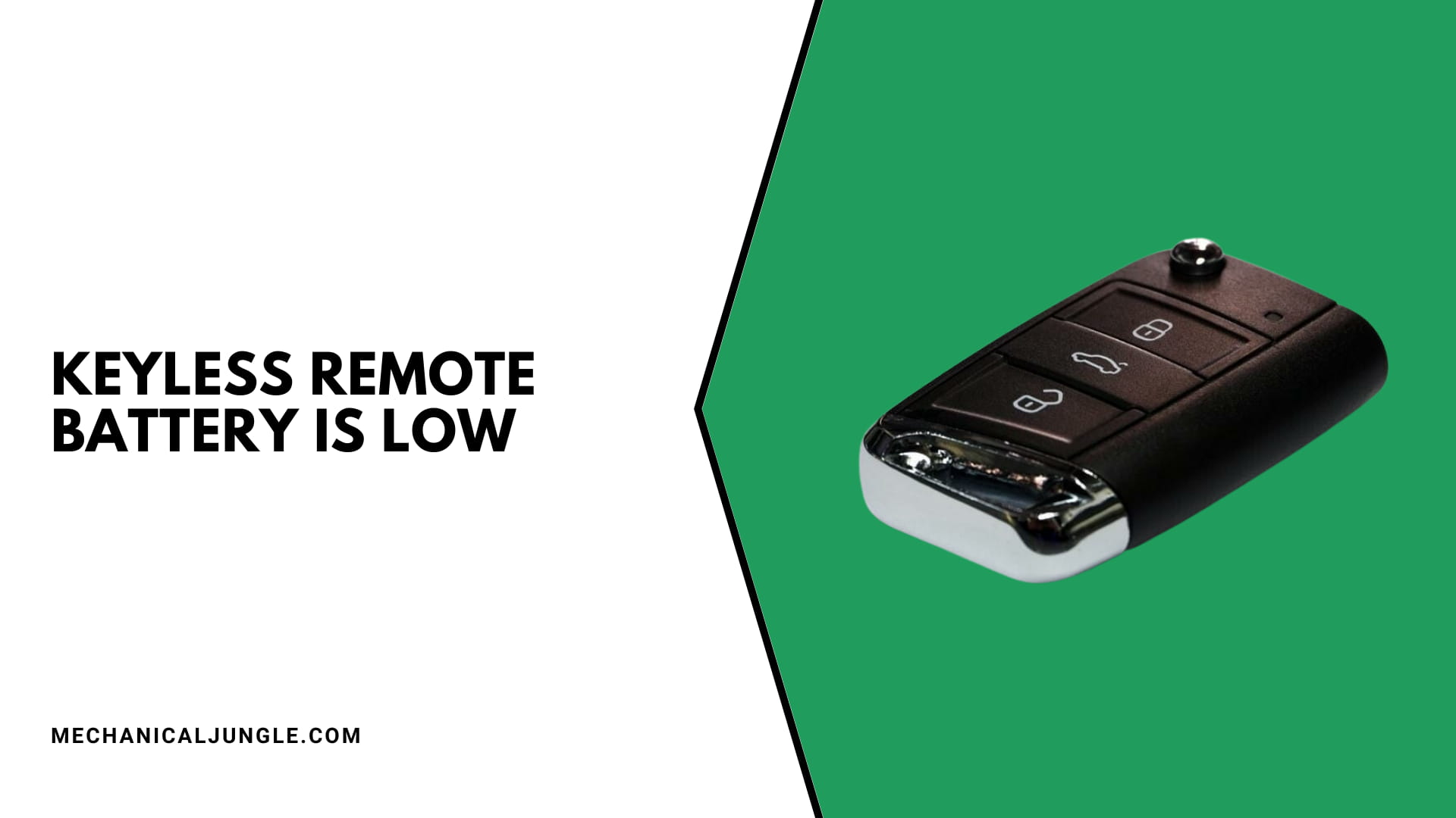 What Does Key Battery Low Mean