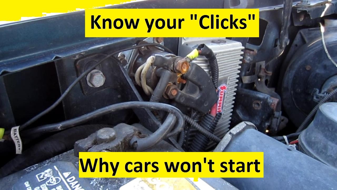 Car Clicking And Won't Start