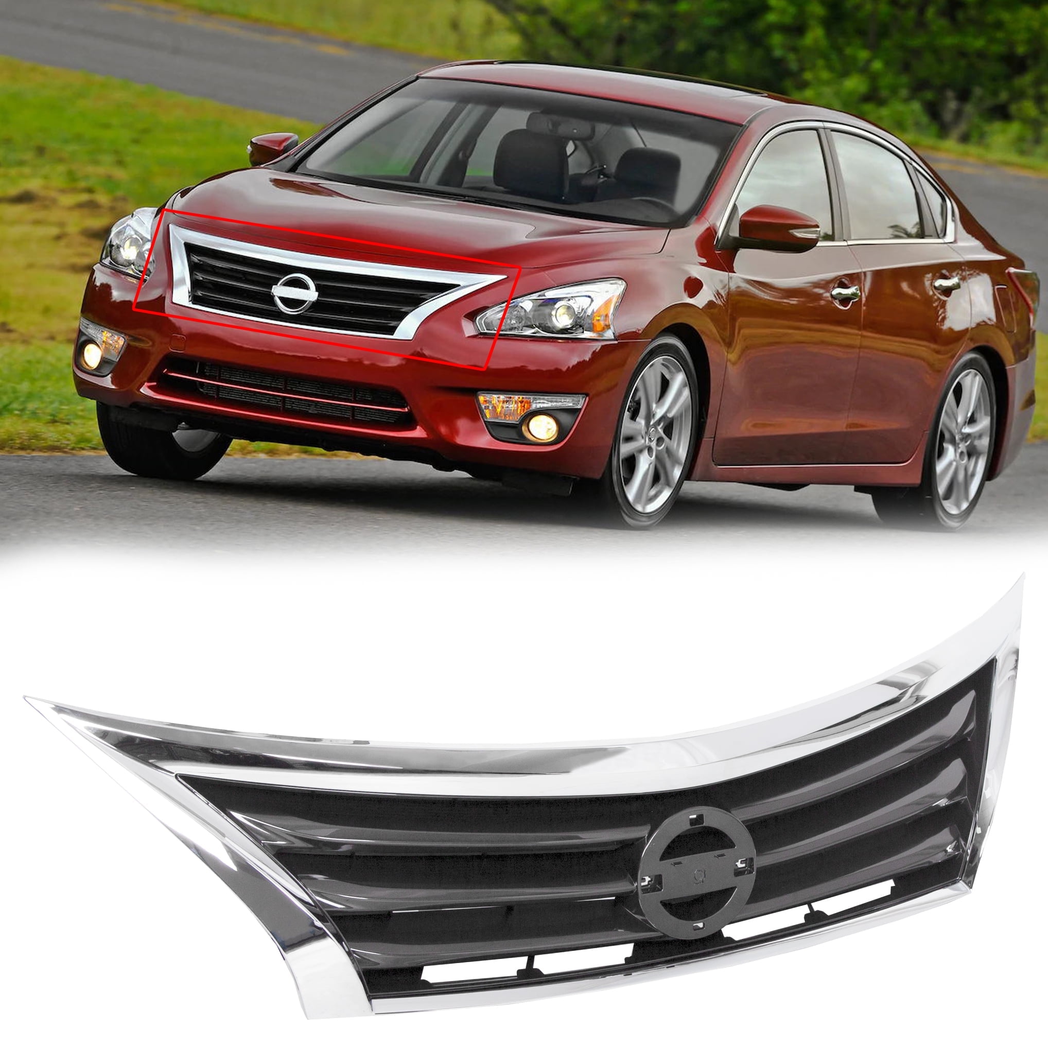 2015 Nissan Altima Front Bumper And Grill