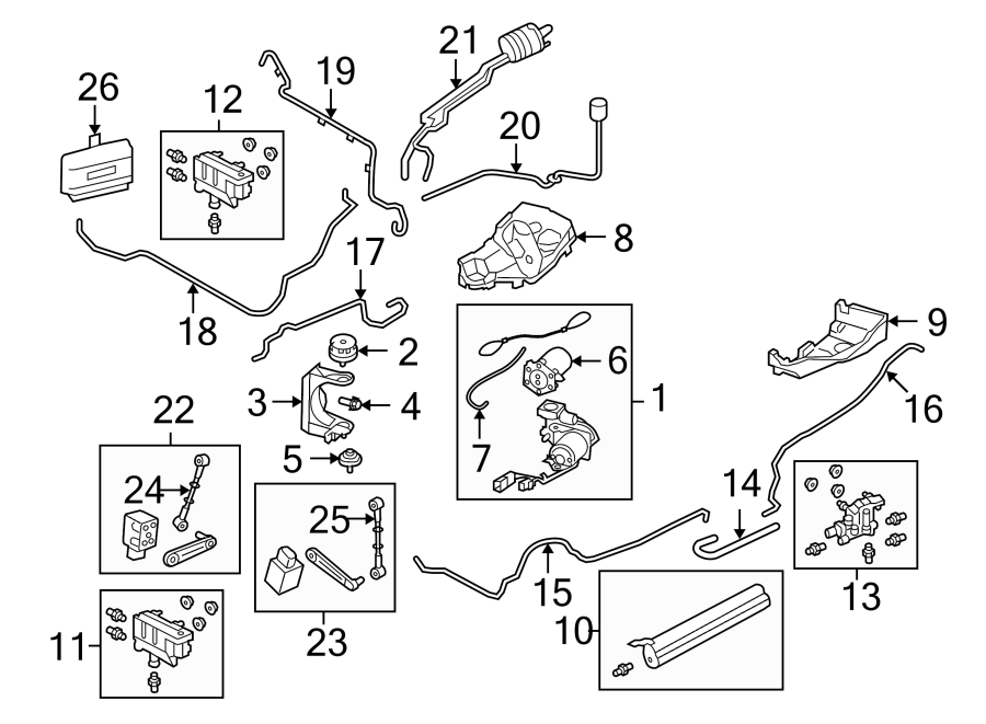2007 Land Rover Lr3 Fuel Filter Assembly Diagram