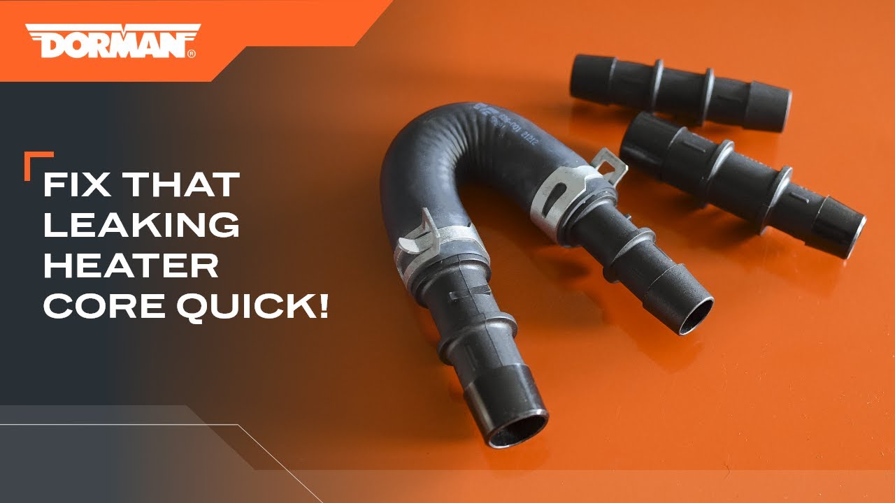 How To Fix A Leaking Heater Core Leaking heater core? Fix it quickly with this bypass kit. - YouTube