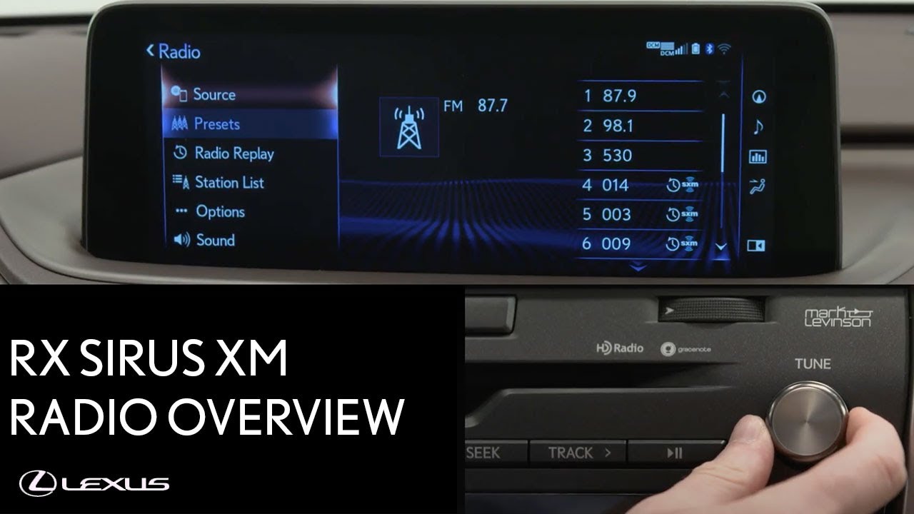 How To Find Radio Id For Sirius Xm Lexus How-To: RX 350 AM/FM Sirius XM Radio Overview | Lexus - YouTube