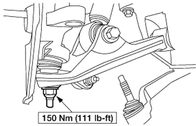 Torque Spec Lower Ball Joint