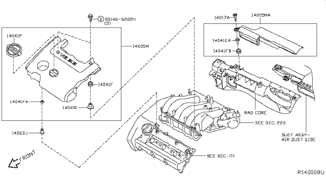 2013 Nissan Altima Intake Manifold Runner Control Valve Location