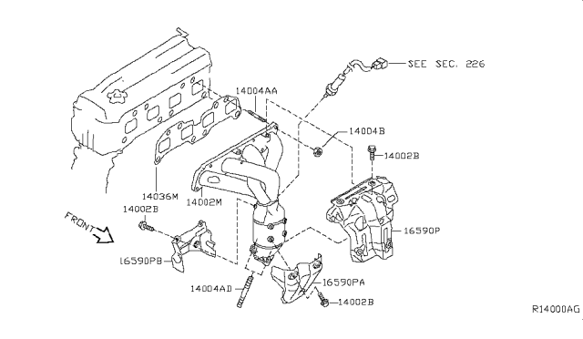 2017 Nissan Rogue Intake Manifold Runner Control Valve Location