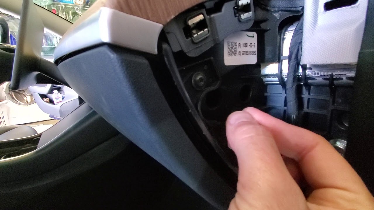 How To Open A Jammed Glove Box Manually Open Tesla Glove Box