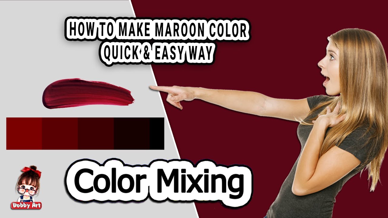 How To Make Maroon Color Paint