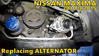 2012 Nissan Maxima Alternator Replacement