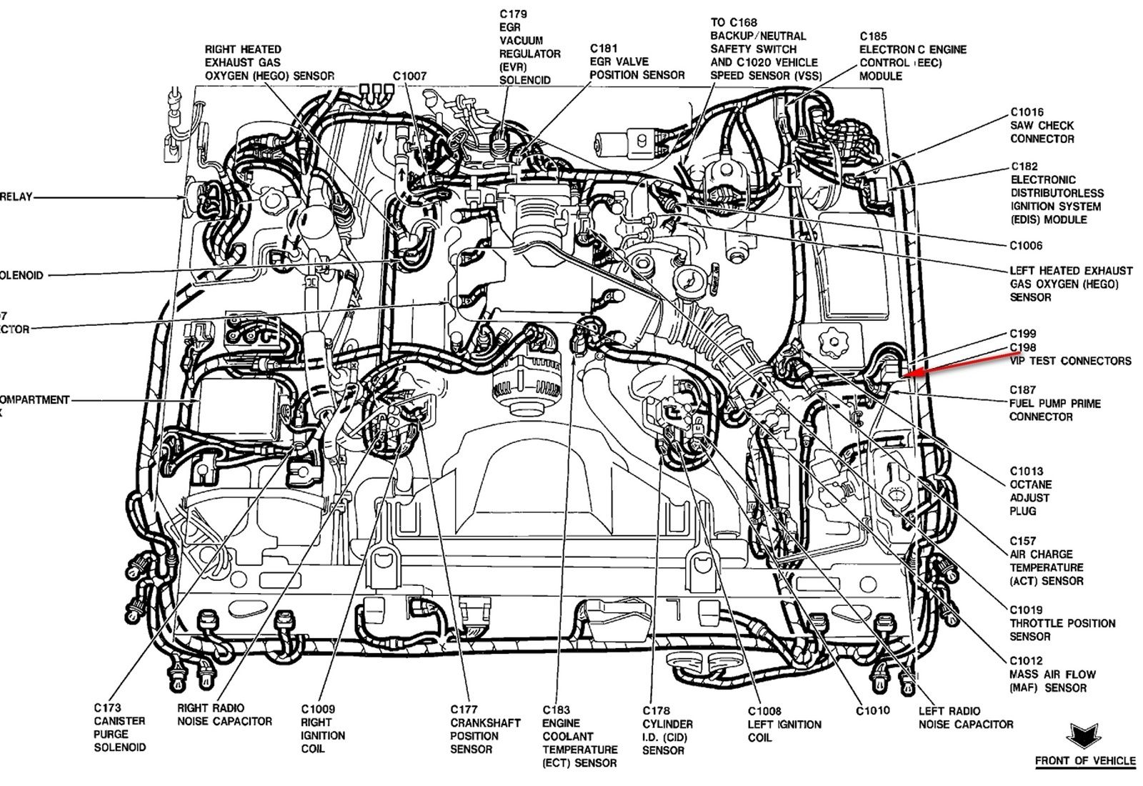 Marquis Engine Diagram Mercury Grand Marquis Parts Diagram