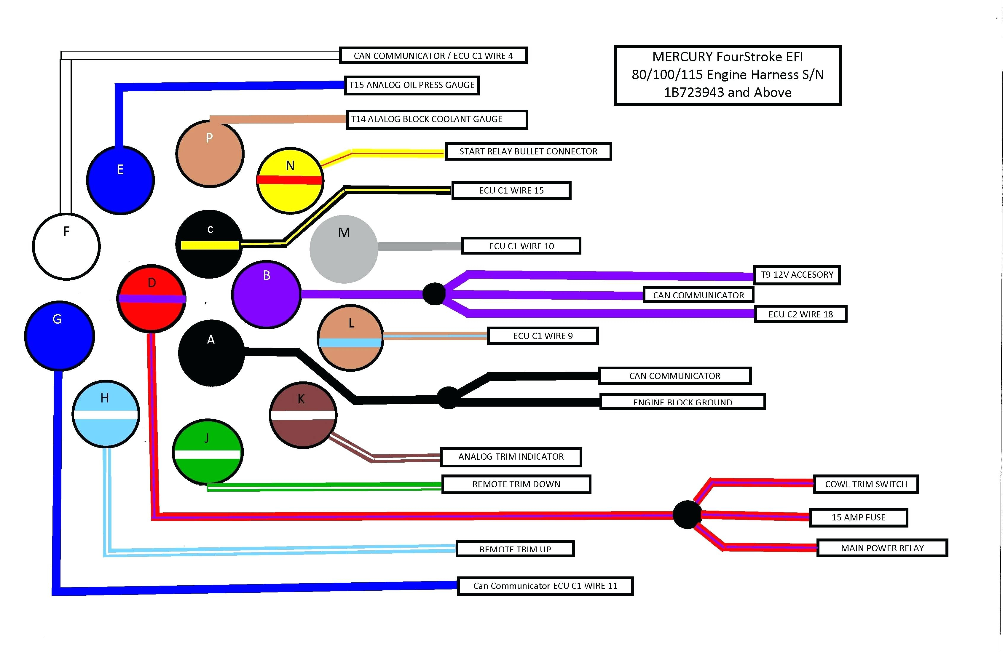 Mercury 8 Pin Wiring Harness Diagram