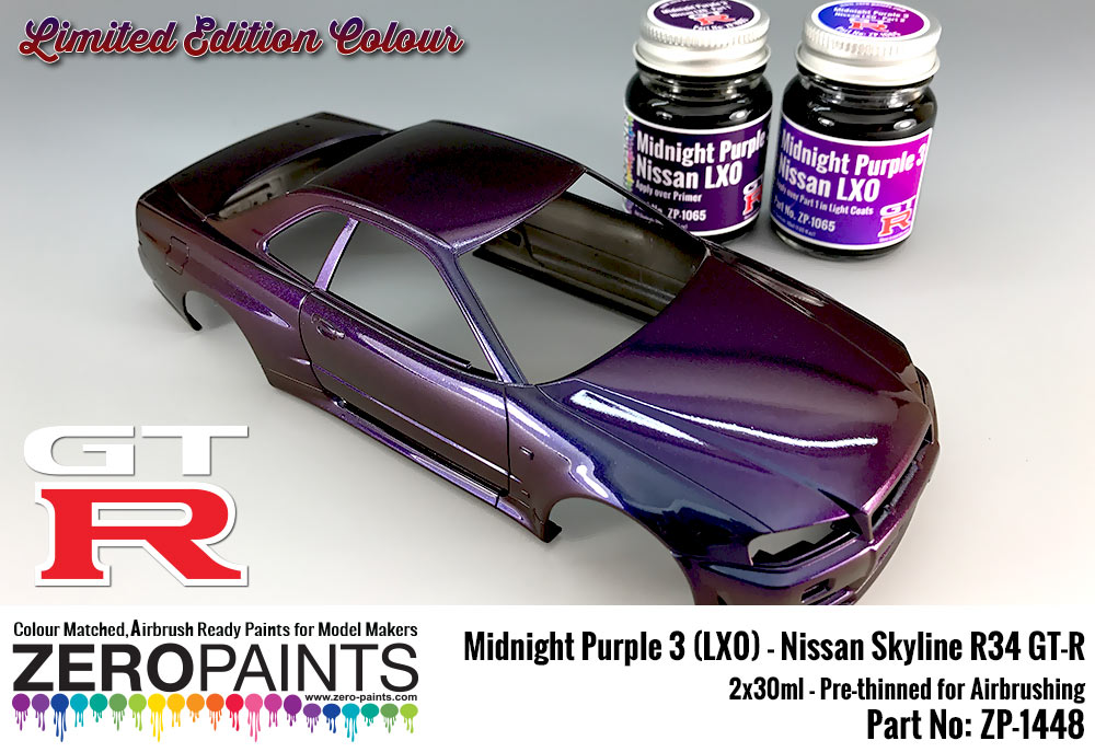 Paint Code And Application Process For Nissan 'midnight Purple' (lp2/lv4)