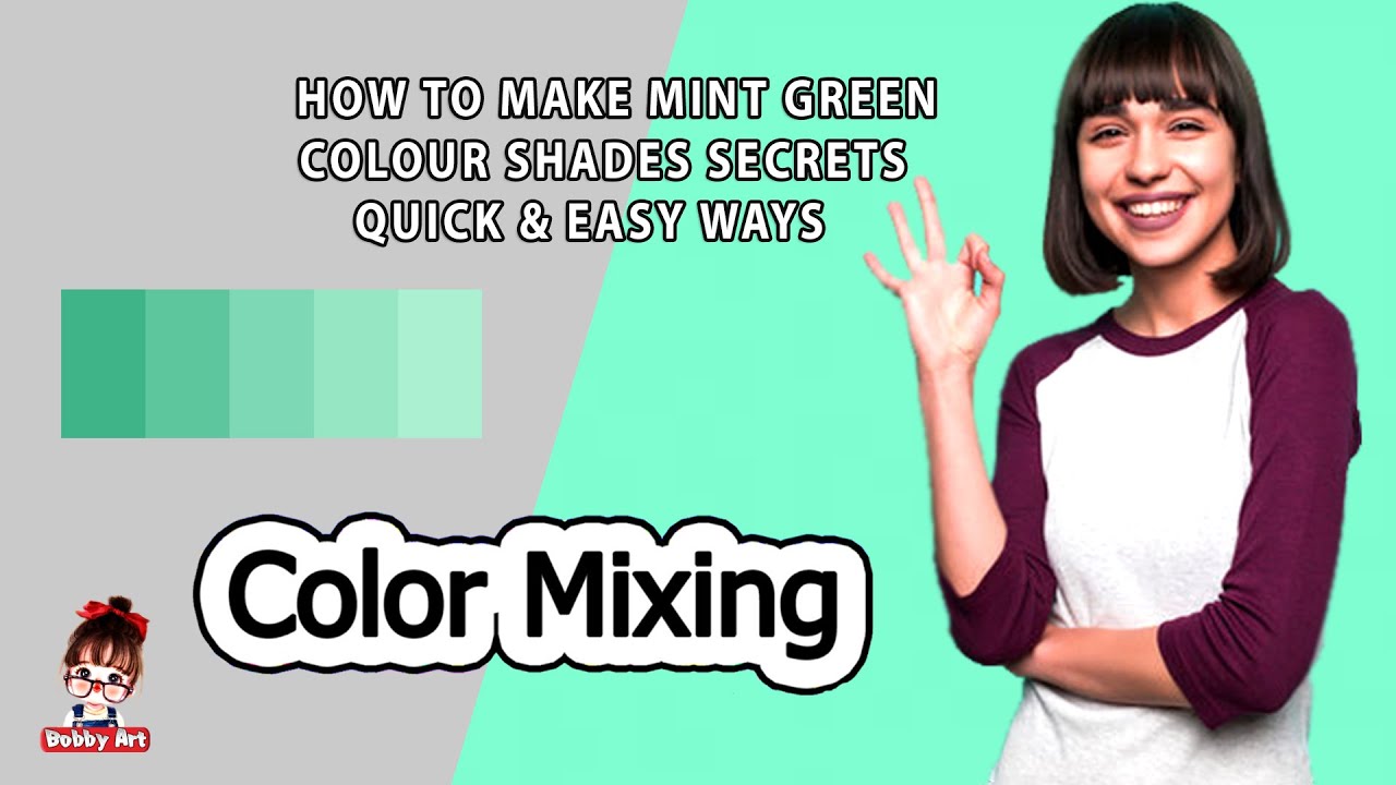 How To Make A Mint Green Color