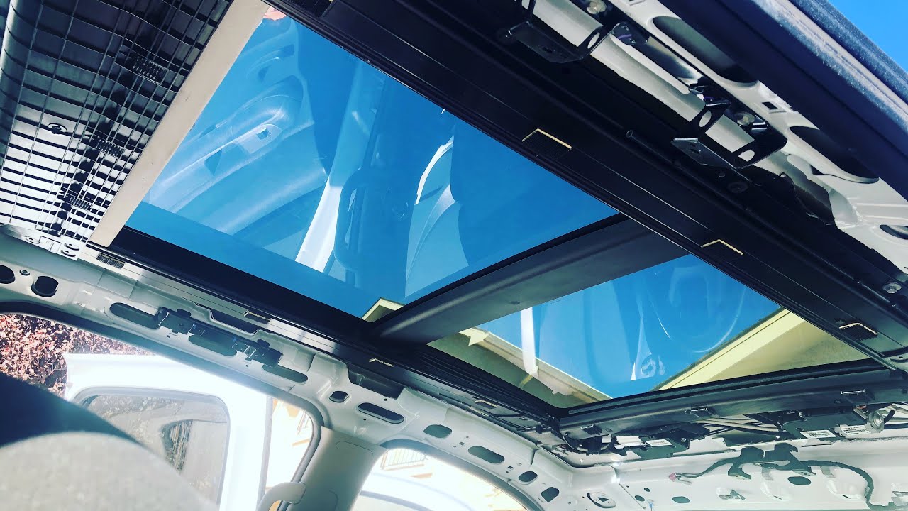 How To Put In A Sunroof Most Difficult Sunroof Install! (Panoramic) - YouTube