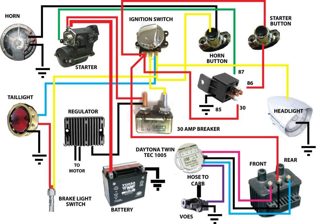 Motorcycle Starter Relay Wiring Diagram