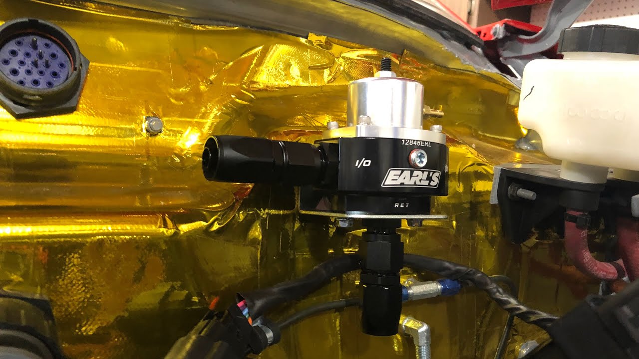 How To Adjust A Fuel Pressure Regulator Mounting The Fuel Pressure Regulator - YouTube