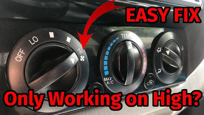 Ac Blower Only Works On High