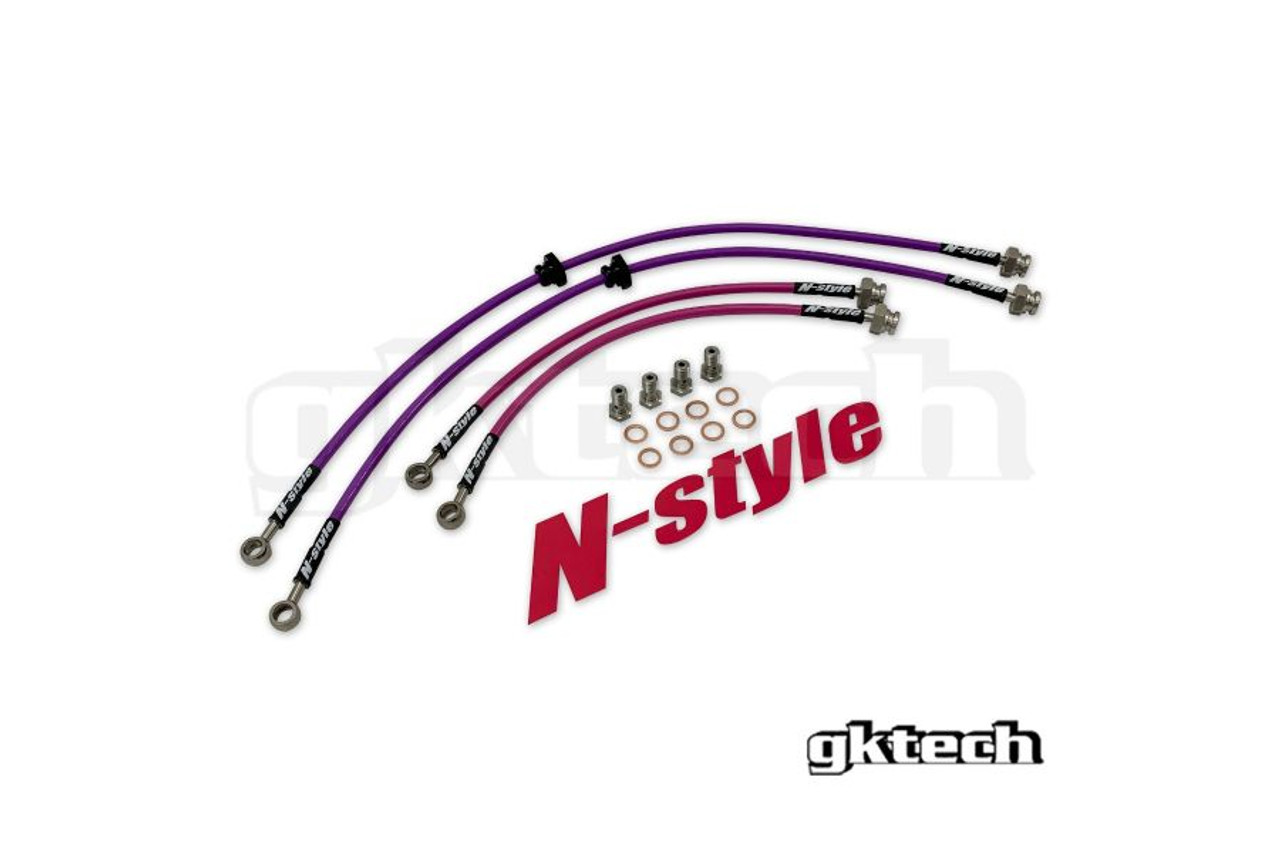 240sx Banjo Bolt Style Braided Brake Lines