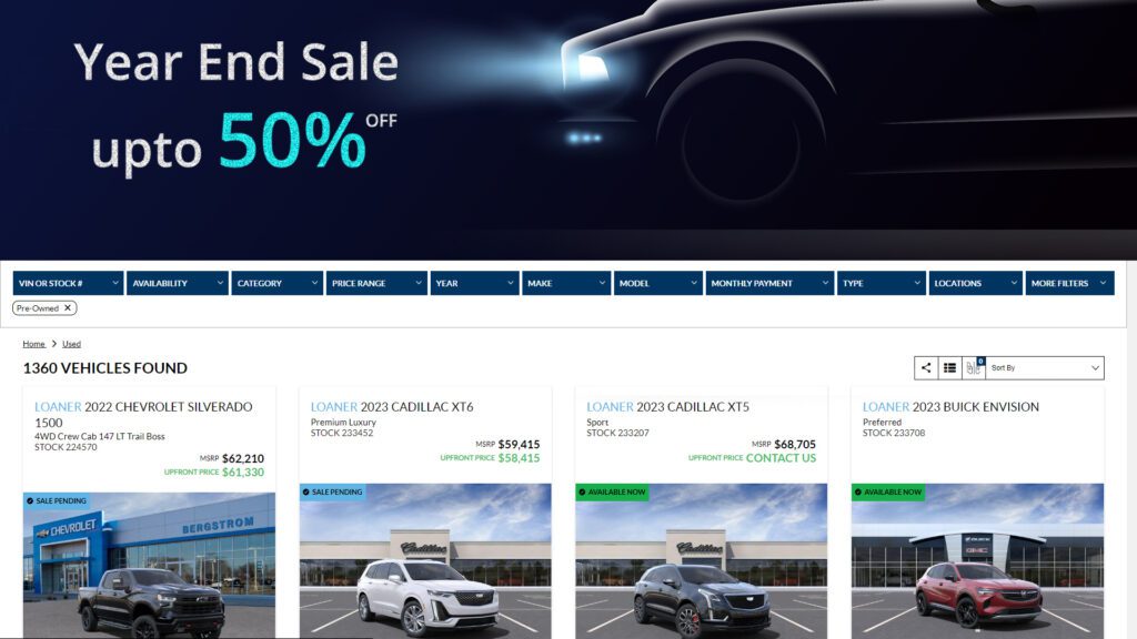 When Do End Of The Year Car Sales Start