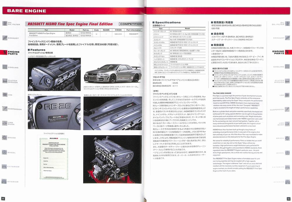 Nismo Performance Parts Catalog And Installation Guide