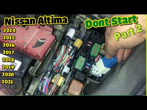 2014 Nissan Altima Starter Relay Location