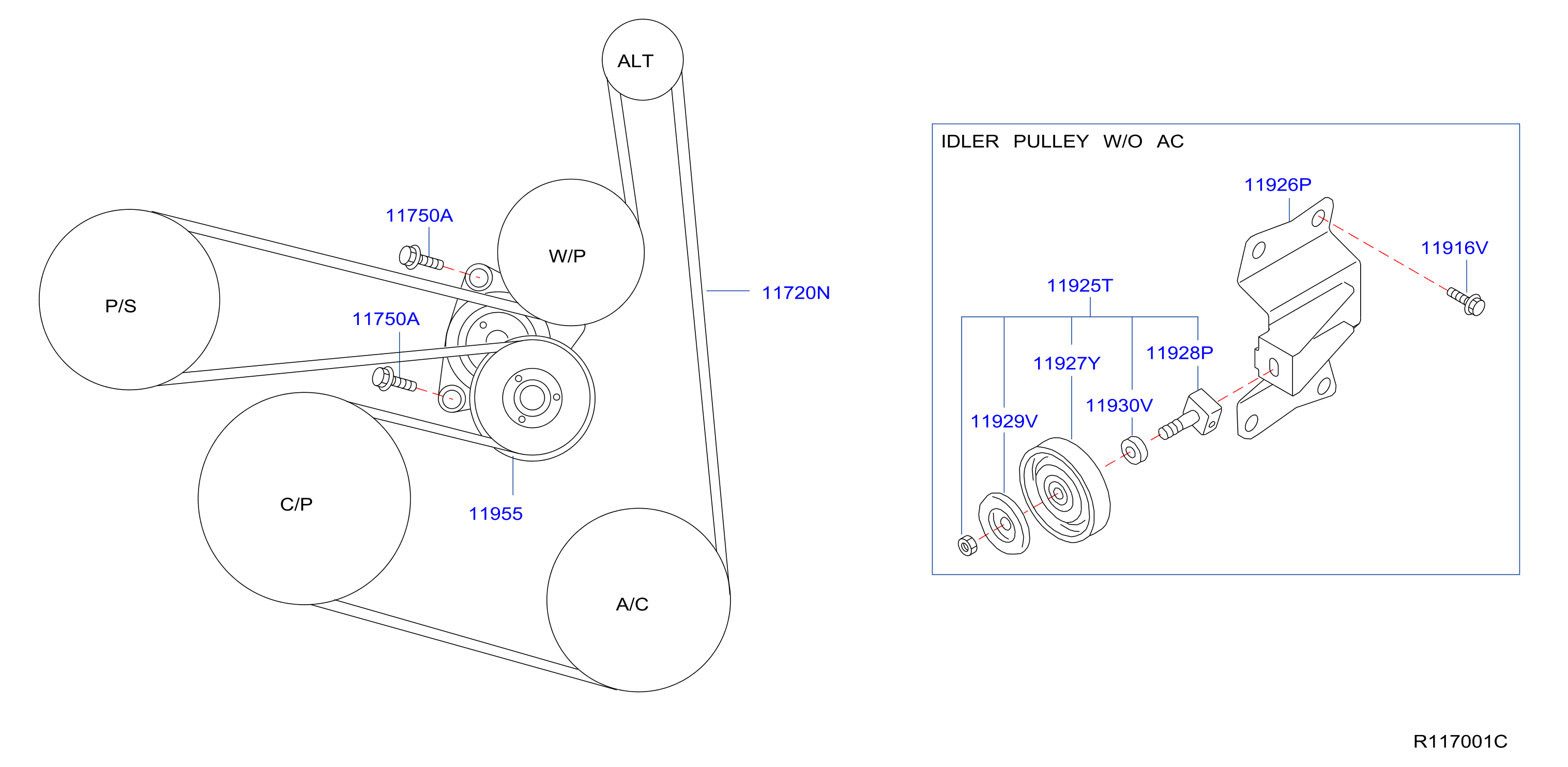 2007 Nissan Altima 2.5 Belt Diagram