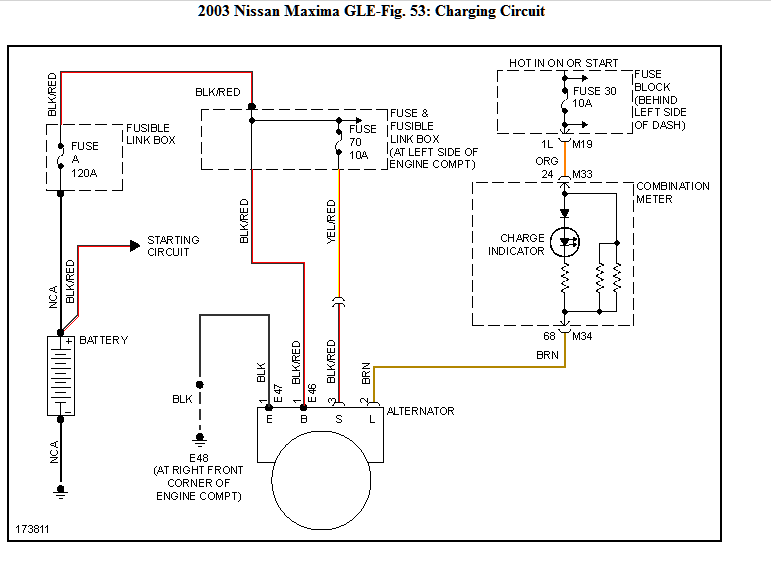2008 Nissan Altima Alternator Wiring Diagram