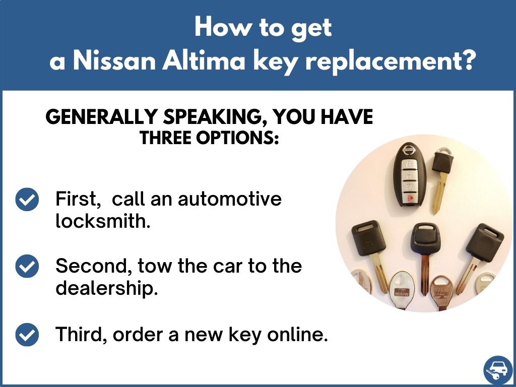 2008 Nissan Altima Key Replacement Cost