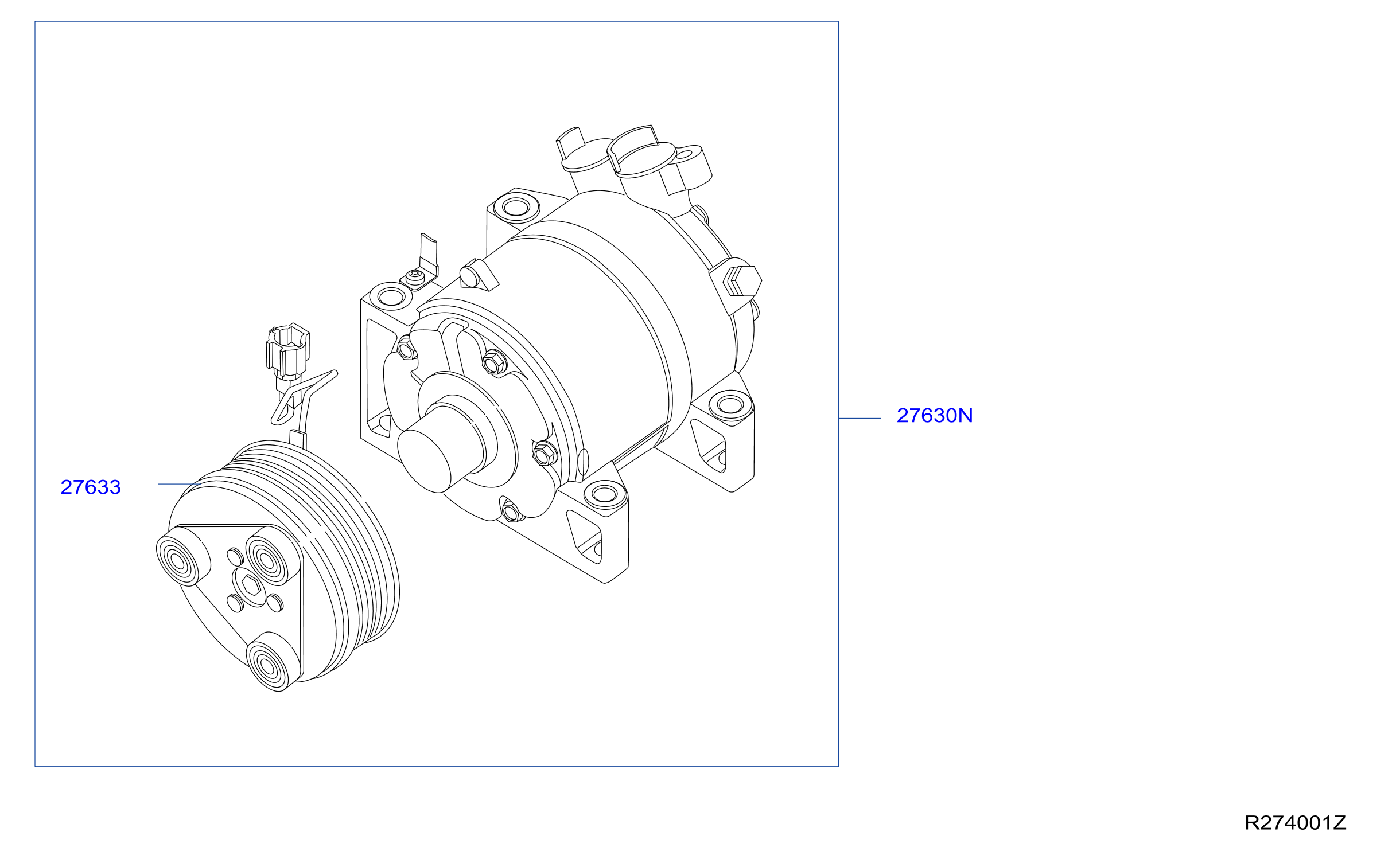 Air Compressor For 2017 Nissan Altima