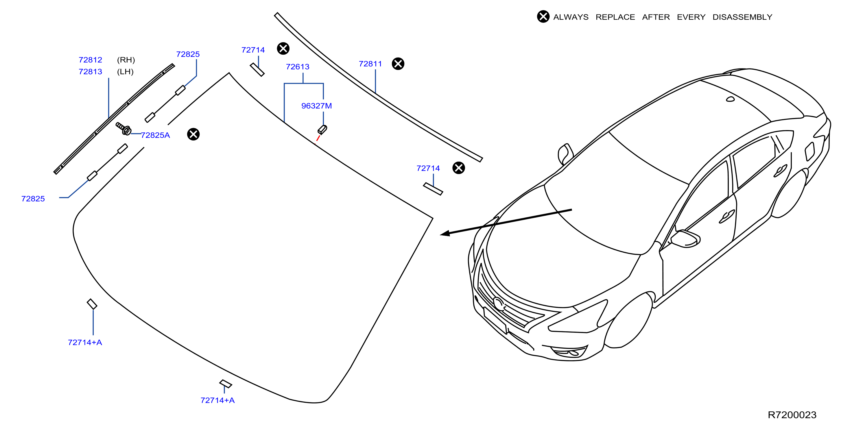 2015 Nissan Altima Windshield Dimensions