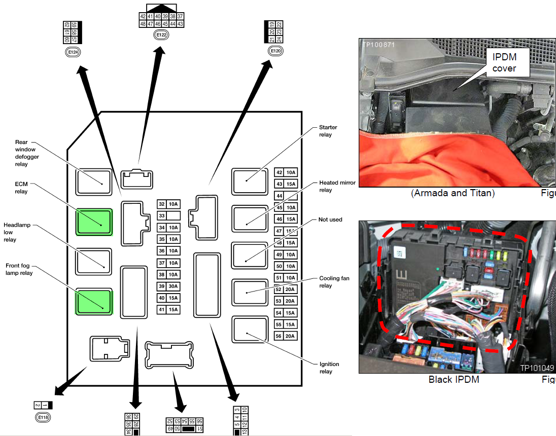 2004 Nissan Titan Ecm Relay Location